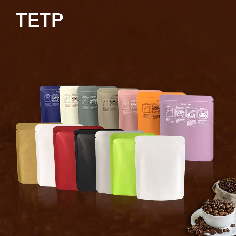 Sugar Scrub Coffee - TETP-Sachets de café en aluminium, 100
