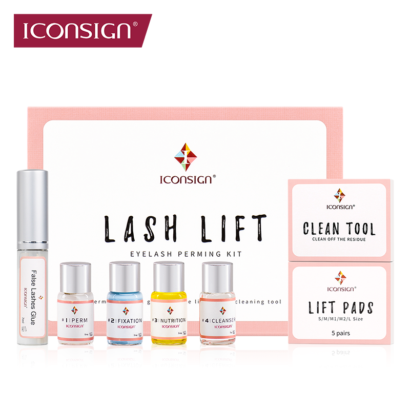 Lash Lift Kit - ICONSIGN-Kit de rehaussement de cils KerBrian,