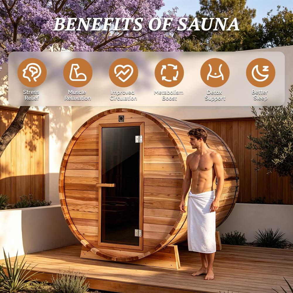 Sauna de bien-être extérieur i - Spa Wellness Europe avis et prix