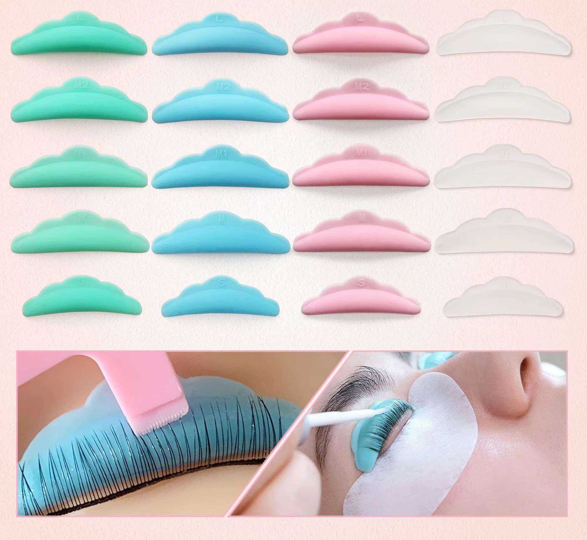 50 paires Kit de levage de cil - Lash Lift Kit avis et prix