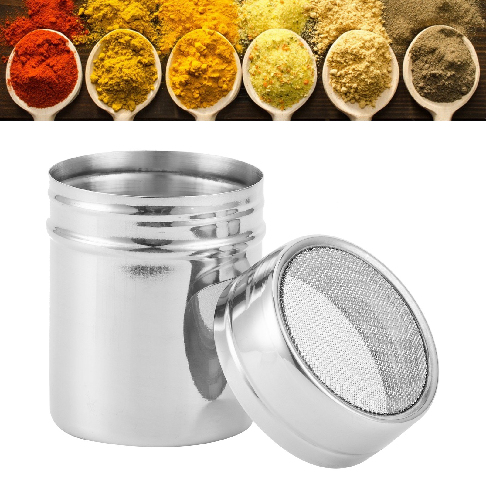 Sifter à poudre en acier inoxy - Sugar Scrub Coffee avis et prix